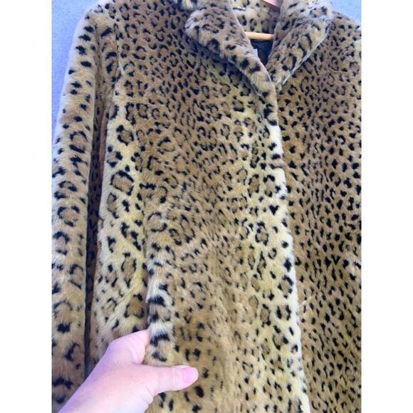 Vintage Worthington Leopard Faux Fur Peacoat, Women’s Size S, Mint Condition Y2K - Picture 12 of 13